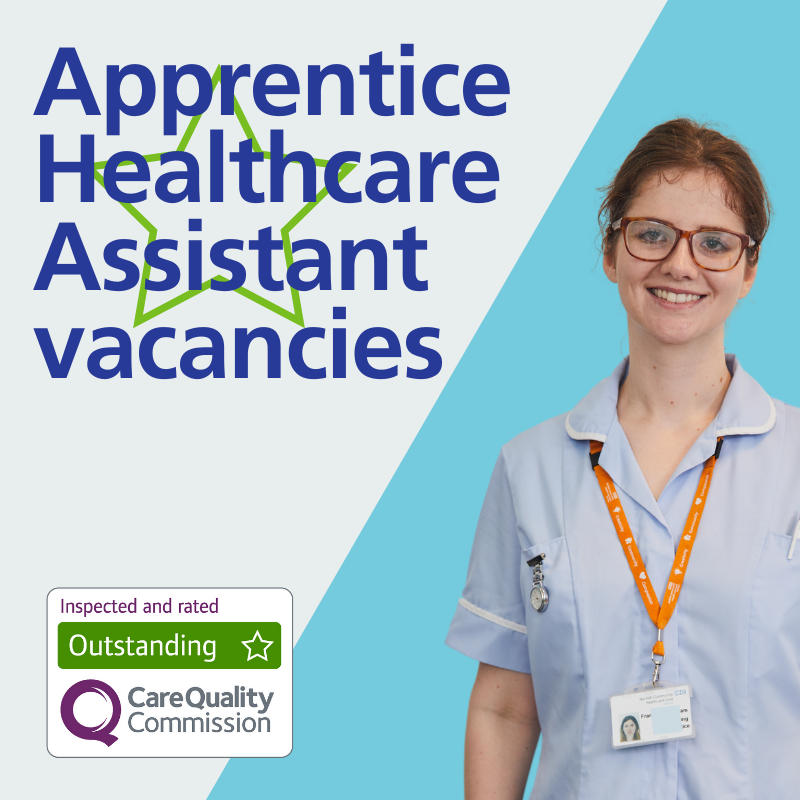 Apprentice Healthcare Assistant opportunities