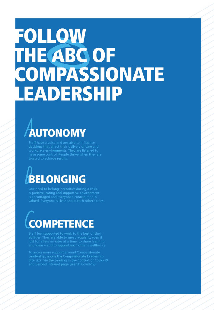 ABC of compassionate leadership