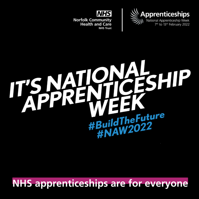 NHS apprenticeships are for everyone!