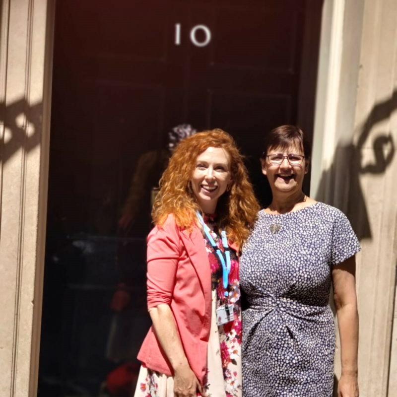Representing NCH&C at Downing Street for NHS75
