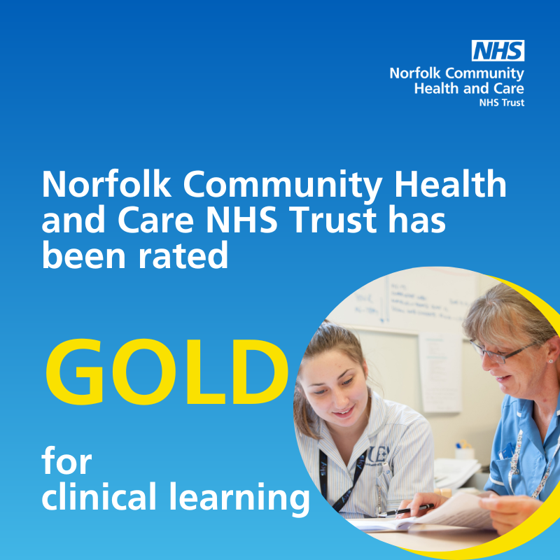 NCH&C rated Gold for Clinical Learning