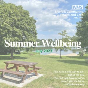 Summer Wellbeing magazine cover image