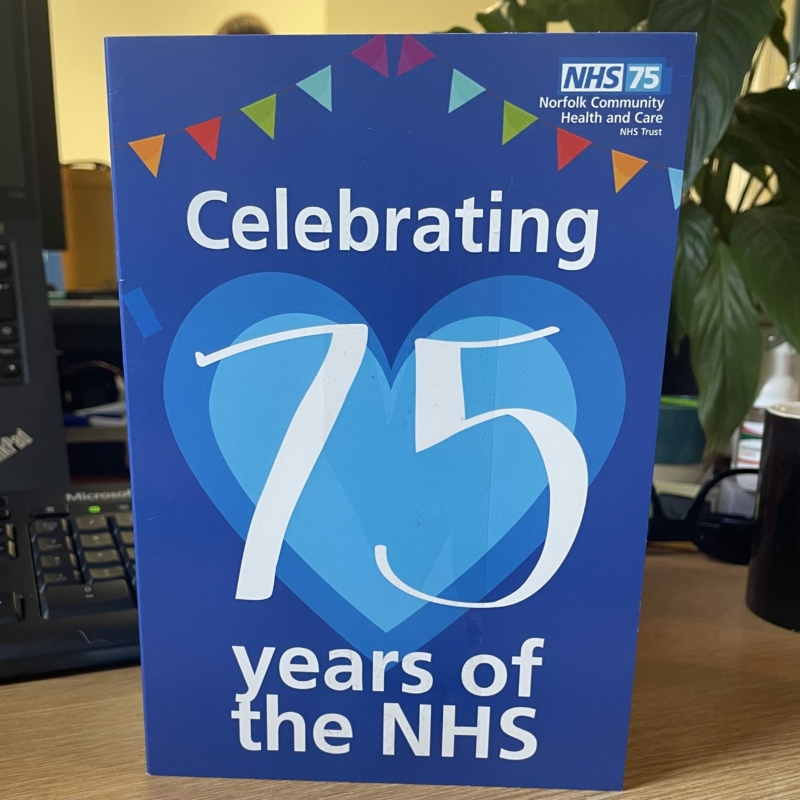 Thanks to our staff on NHS 75th anniversary